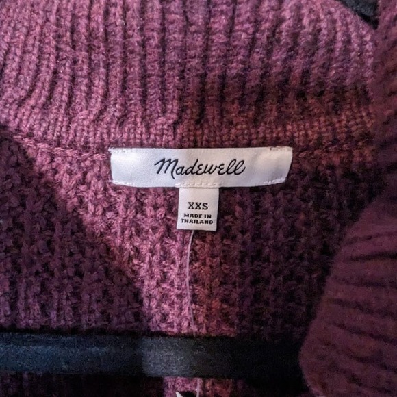 Madewell Waffle-Knit Henley Sweater - Picture 5 of 6